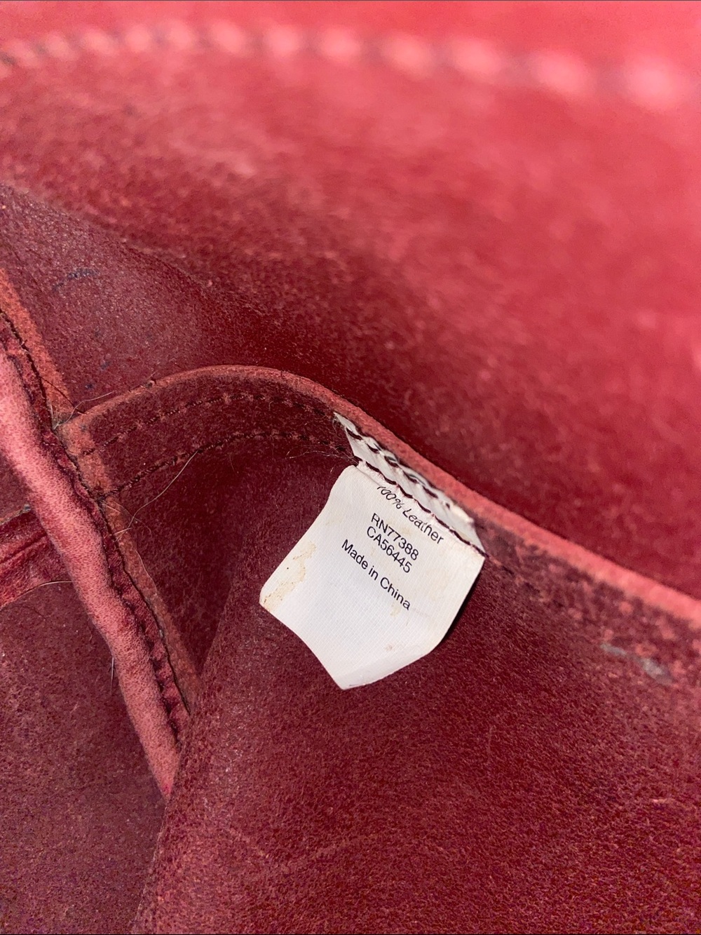 Madewell Essential Leather Tote Bucket Bag Handbag Totebag Mahogany 12”x13.5” - Picture 13 of 16
